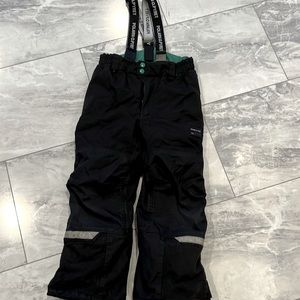 Polarn O Pyret kids overall snowpants- Black (6/7)